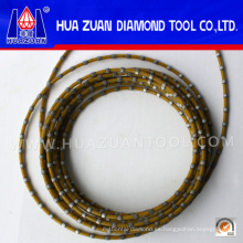 Cuerda de sierra de alambre de diamante de alta eficiencia para mármol y granito